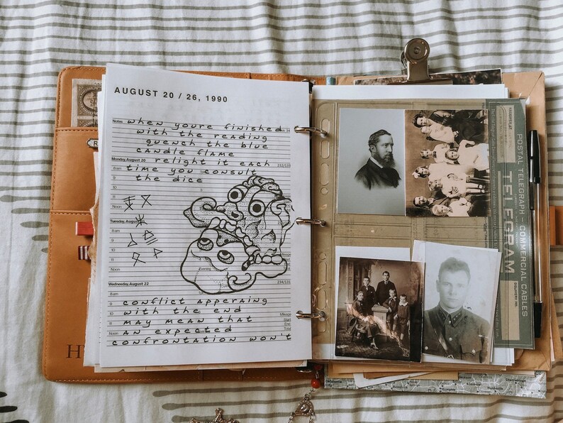 John Winchester Journal Pages wendigo - Etsy