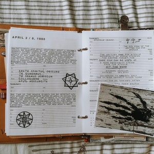 John Winchester Journal Pages "dreamcatcher" - Supernatural Hunter ...