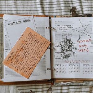 John Winchester Journal Pages 