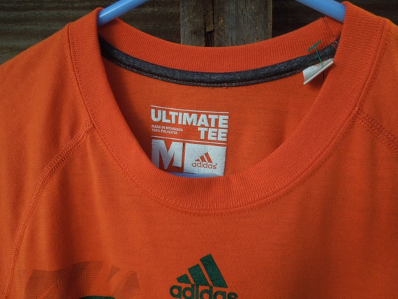 Miami Hurricanes "The U" t-shirt by Adidas, Medium - image 6