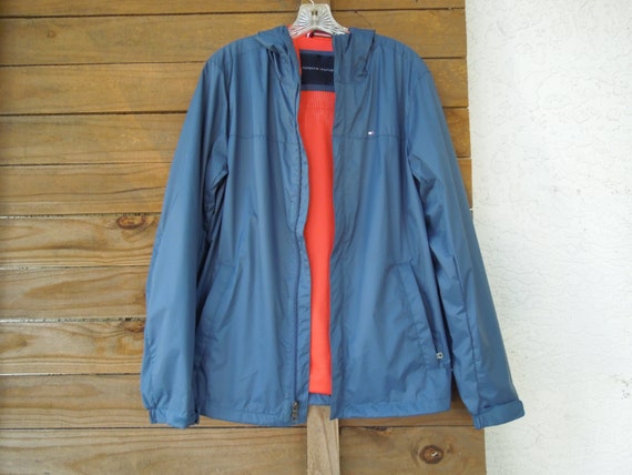 Tommy Hilfiger hooded rain jacket, Small - image 2