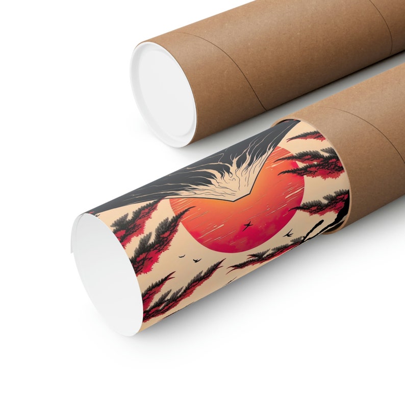 Ukiyoe Style Art Print Mount Fuji Sunrise Ukiyoe Art Etsy