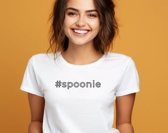 Spoonie-T-shirt: onzichtbaar ziektebewustzijn, ondersteuning chronische pijn