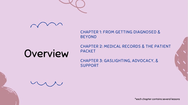 Overview page for ebook: How to Navigate Chronic Illness Management from Diagnosis & Beyond