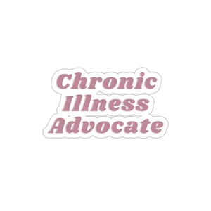 Chronic Illness Advocate Sticker | Chronic Pain Warrior Tokens | Woman Entrepreneur Creations | Spoonie Strength Symbols | Health Gifting