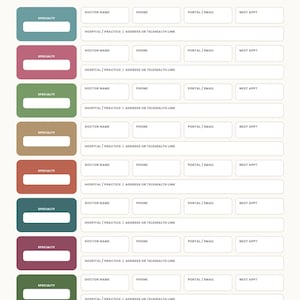Complete Spoonie Medical Binder | 22-Page Chronic Illness Planner Printable | Medical Tracker PDF | Spoon Theory image 7