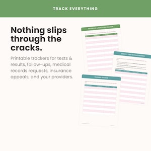 Don't Get Medically Gaslit: Chronic Illness Self-Advocacy Kit | Doctor Appointment Scripts & Symptom Tracker | Printable image 7