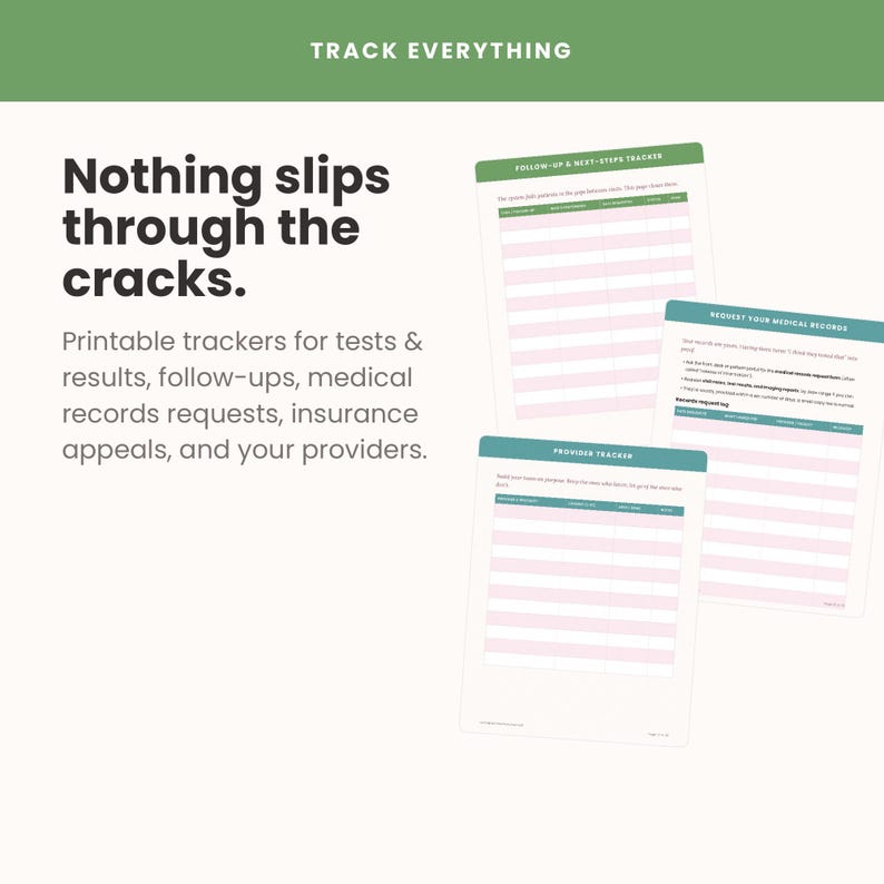 Don't Get Medically Gaslit: Chronic Illness Self-Advocacy Kit | Doctor Appointment Scripts & Symptom Tracker | Printable image 7