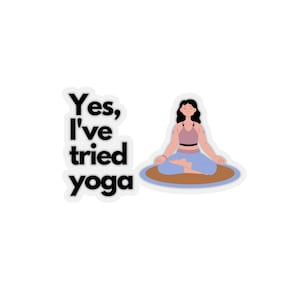 Yoga Sticker: Flex Your Mind, Body, and Spirit | Perfekt bei chronischen Krankheiten und chronischem Schmerzbewusstsein | Unsichtbare Krankheit Geschenk | Löffel