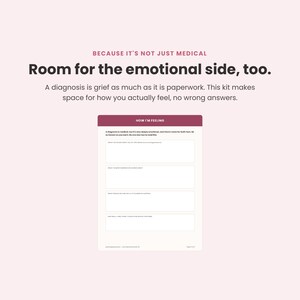 Net gediagnosticeerd | Printbaar zorgpakket voor chronische ziekten | Startpakket voor nieuwe diagnoses & planner voor emotionele ondersteuning afbeelding 5