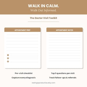 Complete Spoonie Medical Binder | 22-Page Chronic Illness Planner Printable | Medical Tracker PDF | Spoon Theory image 8
