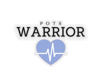 Sticker POTS Warrior: chronische ziekte Pride, Spoonie Gift