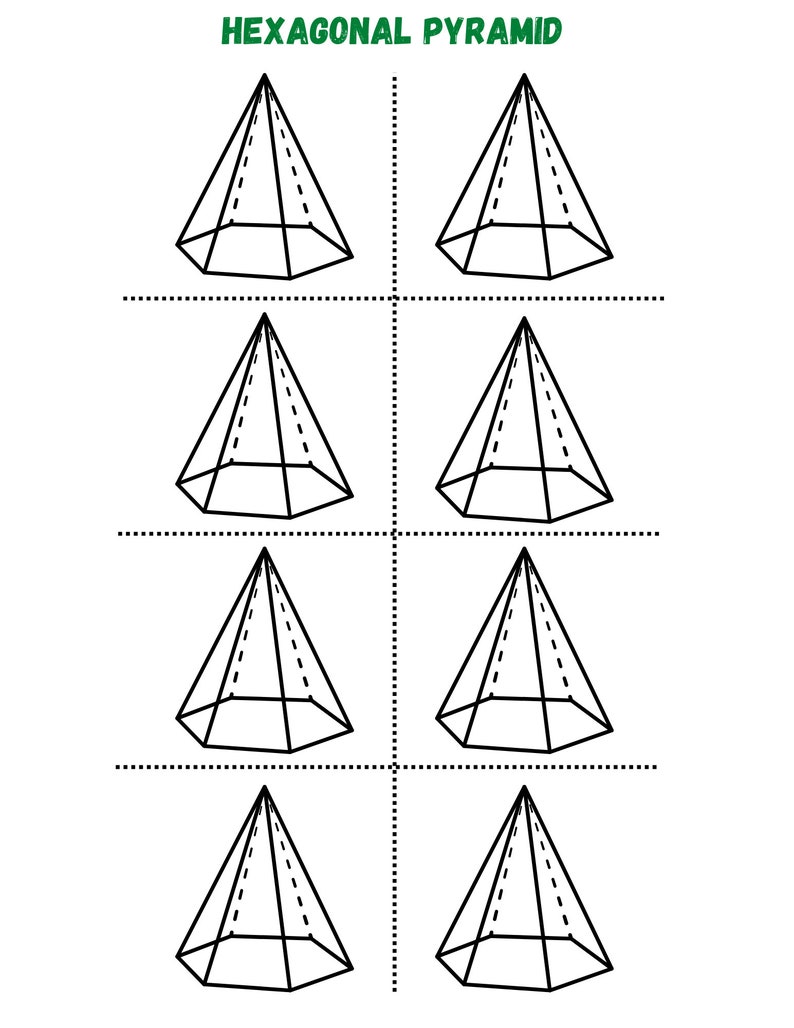 Printable 3D Geometric Shapes Bundle Download PDF PNG SVG Color ...