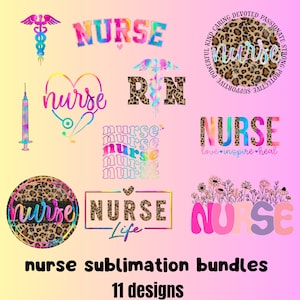 Infirmière svg Bundle Designs