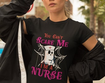 Halloween-verpleegkundige T-shirt