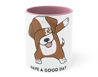 Dog Lovers Ceramic Coffee Mug, Dog Mom Gift