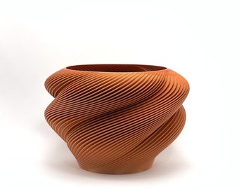 Minimalist Planter | Modern Indoor Plant Pot | Sculptural Home Decor | Contemporary Design Planter | Small Succulent Pot | Model Flor