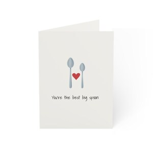 Biglietto di San Valentino - design cucchiaio
