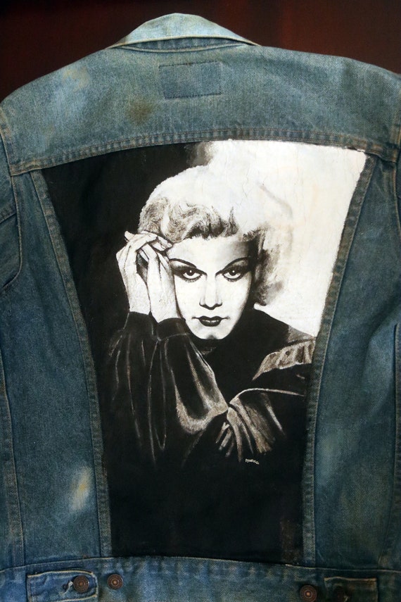 JEAN HARLOW Levi's Denim Jean Jacket Vintage Hand 