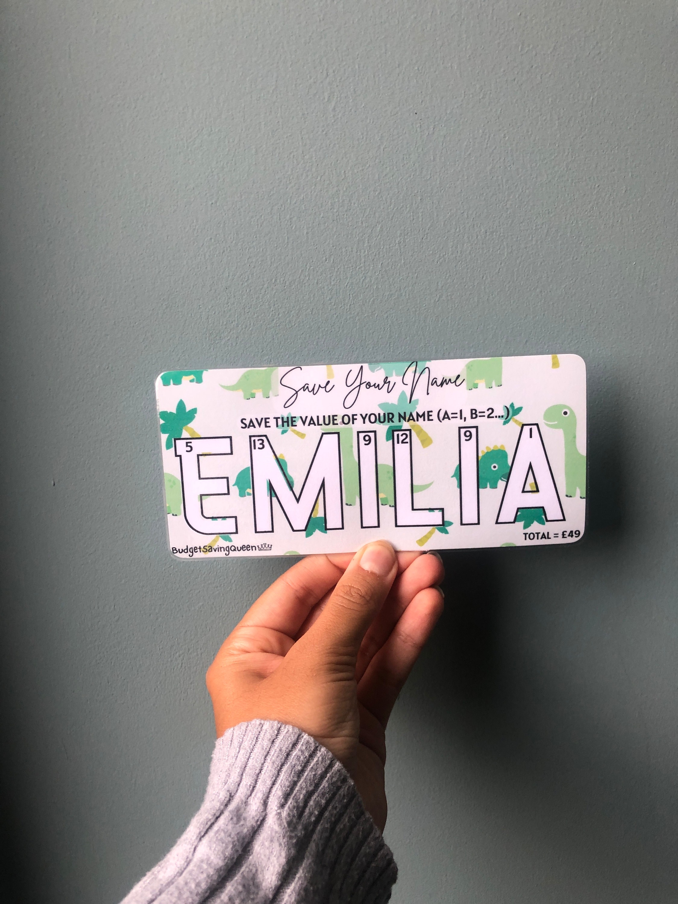 Name Savings, Save Your Name, Fun Savings Challenge , Laminated Saving Tracker, Gift Planner for Her, Cash Stuffing, A6 Cash Binder Insert
