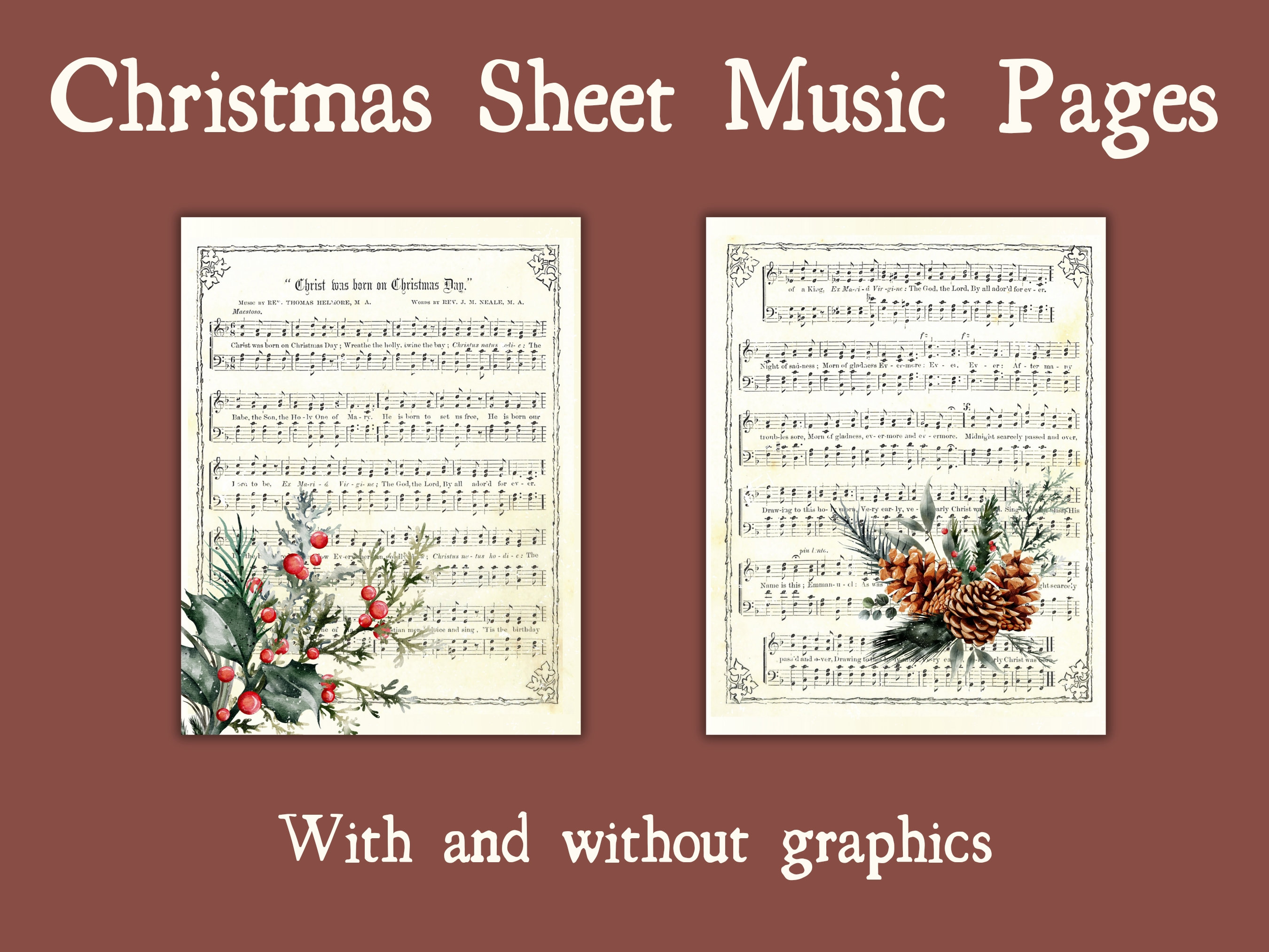 Vintage Printable Christmas Sheet Music Pages Real Music Pages Junk Vintage Printable Christmas Sheet Music Pages Real Music Pages Junk