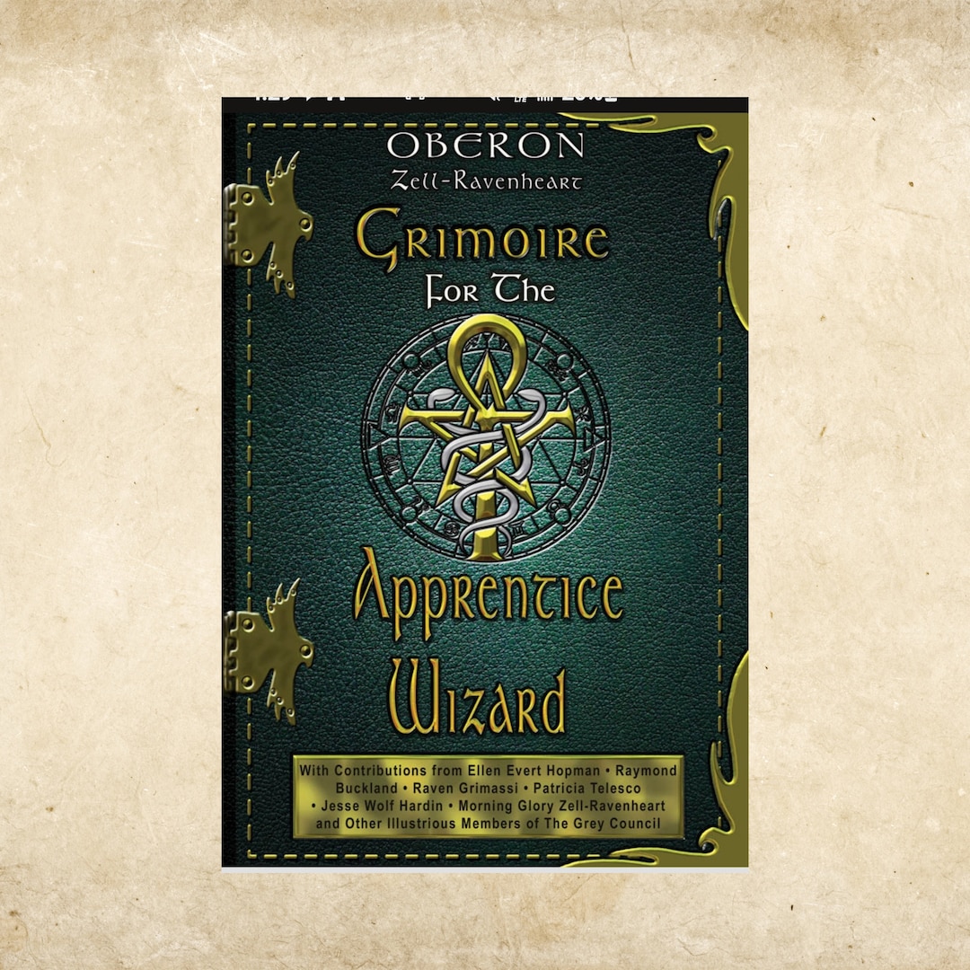 Grimoire for the Apprentice Wizard Digital Download Book Text and