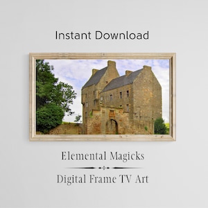 Samsung Frame TV Art | Lallybroch Midhope Castle Outlander Photography Art for Frame TV |  Instant Digital Download