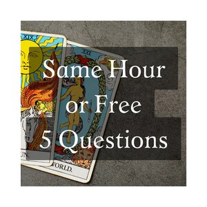Time Frame Reading 5 Questions Time Frame Reading Tarot Reading Timeframe Reading Timing Reading - One Hour or Free Fast Reading