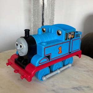 Vintage 1989 Thomas the Tank Engine 3-Piece Train Set – Thomas, Annie, & Clarabel