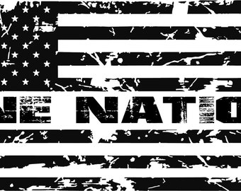 One Nation silhouette