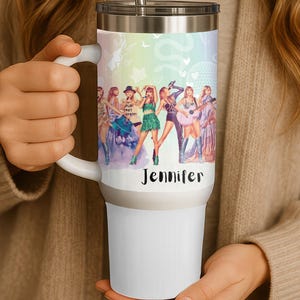 Customized 40oz Tumbler | Personalized Tay Tay Tour Swift Gifts for Indie Music Lovers | Taylor Eras Gift For Her | It Was Rare I Was There