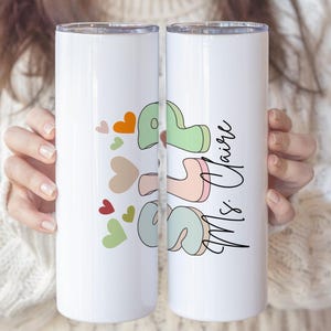 Personalized SLP Tumbler Mug: Speech Therapist Gift, 20oz/30oz