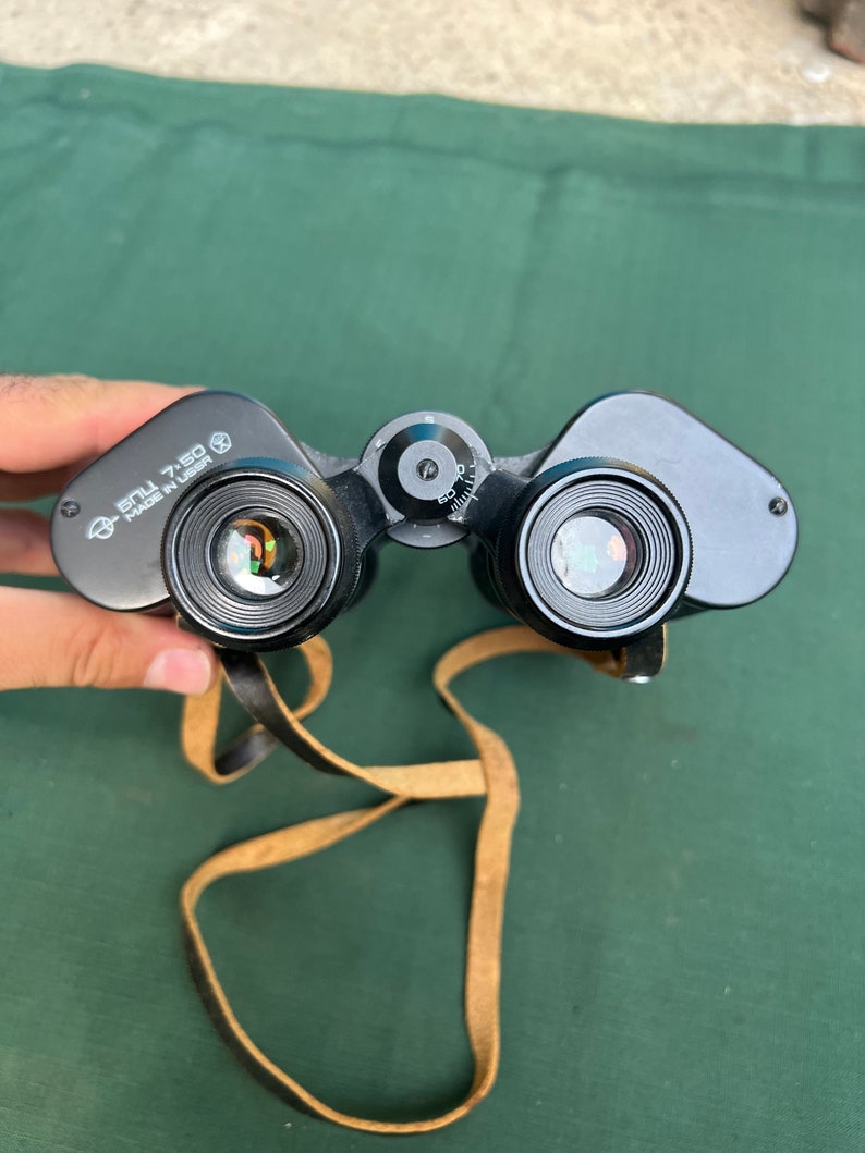 Soviet Binoculars BPC 7x50 Prismatic Binoculars Made in USSR Etsy