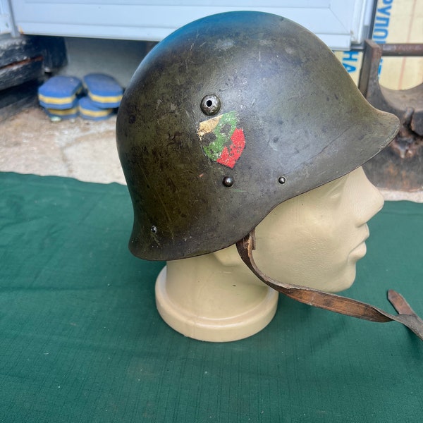 Vintage Military German Type Helmet M36 produce for Bulgarian Army