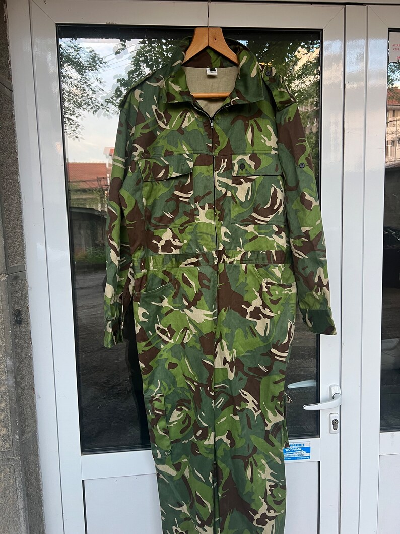 Bulgarian Army Camouflage Suit Coverall Jumpsuit 2020 Etsy