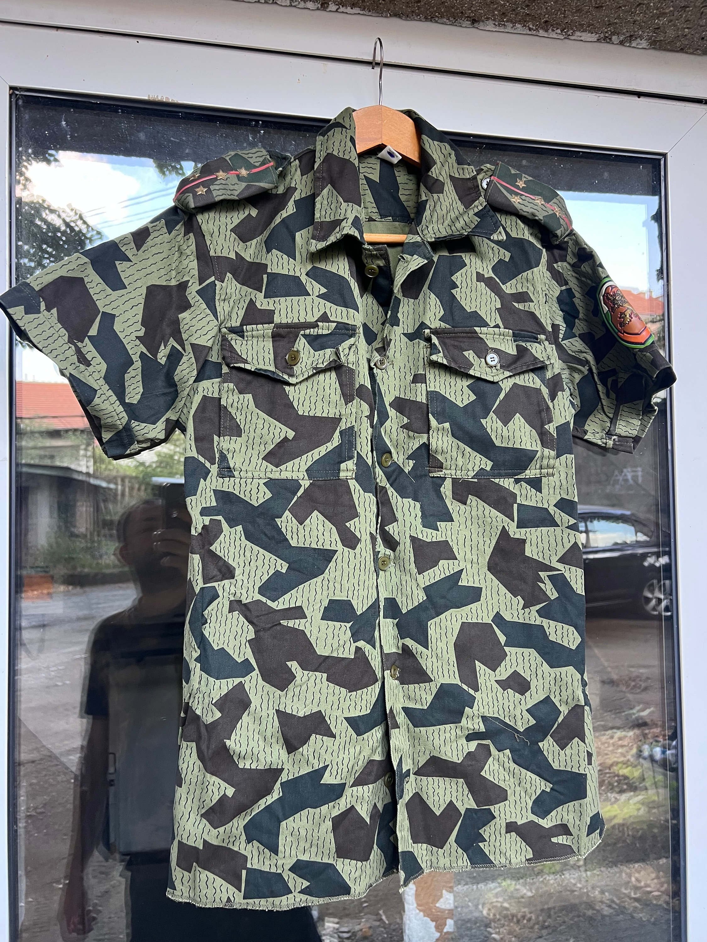 Rare Bulgarian Army Camouflage Officer's Uniform Shirt - Etsy
