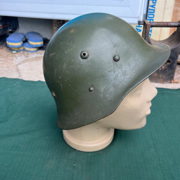 Vintage Military German Type Helmet M36 produce for Bulgarian Army