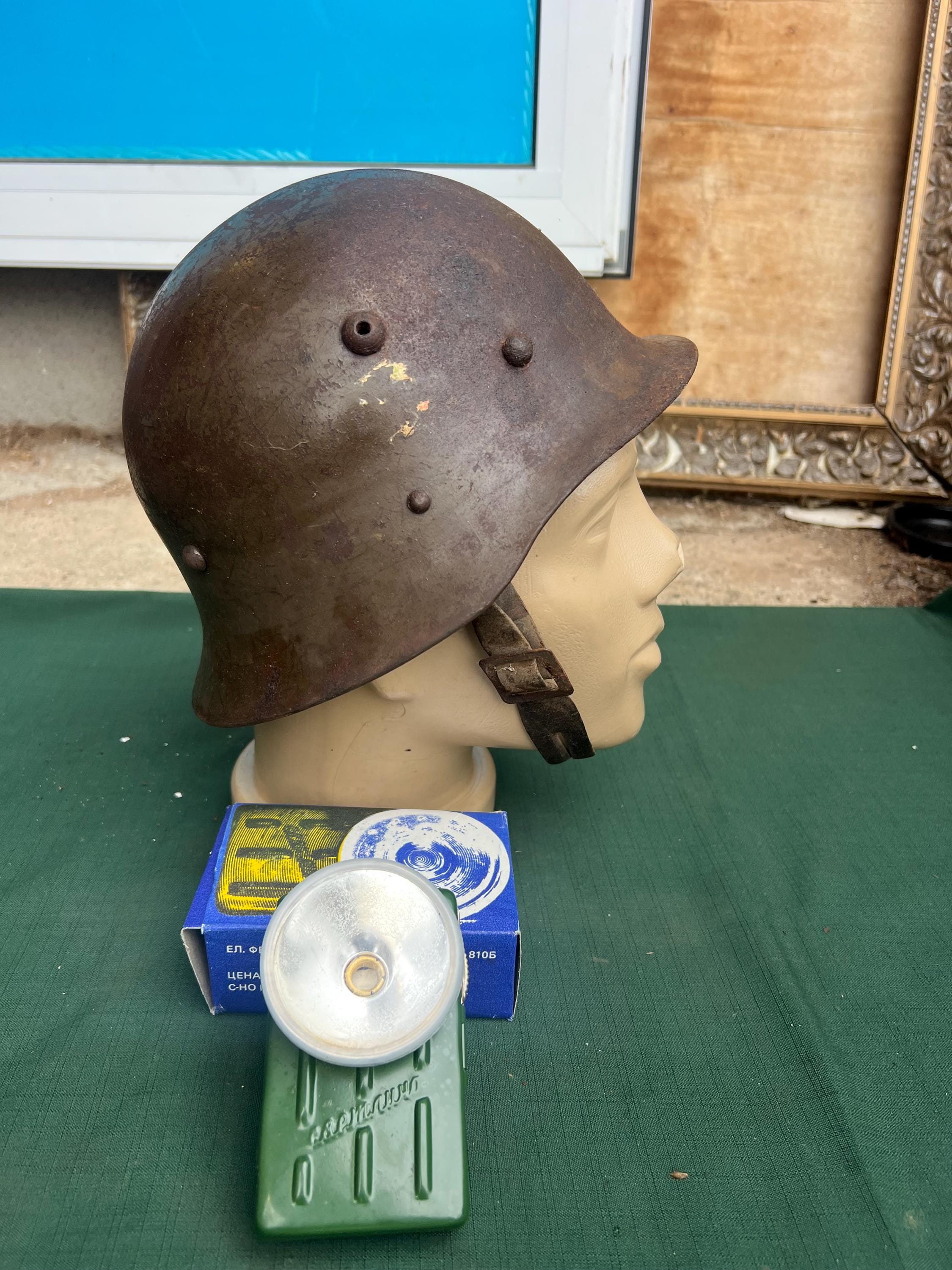 WWⅡ ドイツ軍 M35 スチールヘルメット さり シュタールヘルム