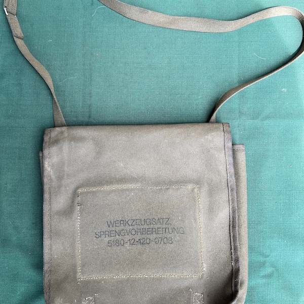 Original German Military Army combat bag webbing system - used