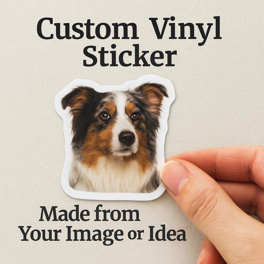 Your Sticker Custom Vinyl Sticker From Your Image | Personalized Die Cut Sticker ...