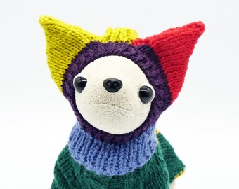 Warm Dog hat Knit Chihuahua Yorkie hat Puppy hat