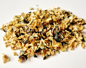 Organic Dried Courgette Flakes: Healthy Hamster, Gerbil and Mouse Treats, hermit crab treats