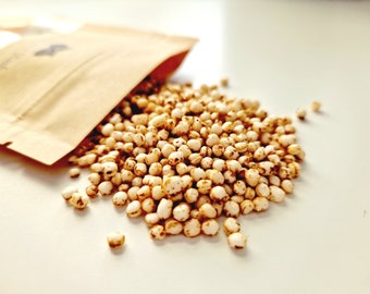 Organic Quinoa Puffs: Healthy Hamster & Gerbil Treats. Hamster Forage
