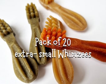 20 Hamster Toothbrush Chews: Extra Small Mouse & Gerbil Treats