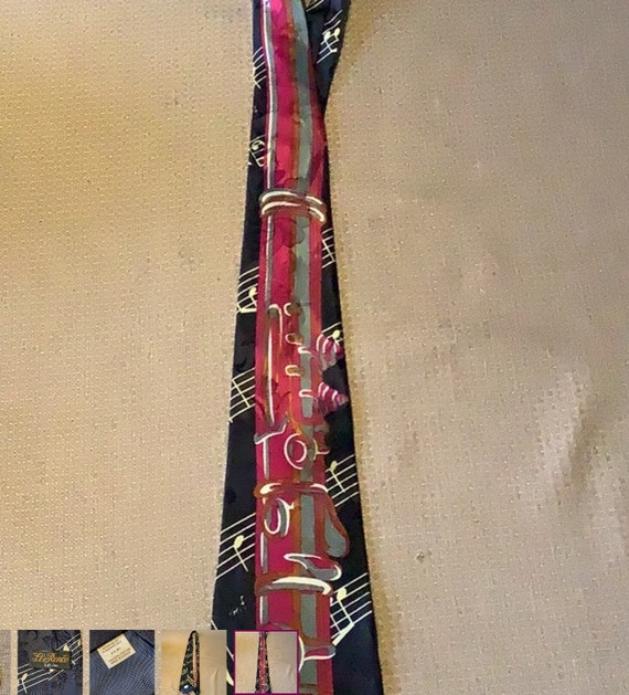 Jazz Man necktie made by FloRence is polyester an… - image 6