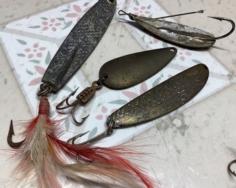 Leurre De Pêche Vintage MirrOlure Queen Bingo – Lot De 4, NEUF, Boîte D'Origine