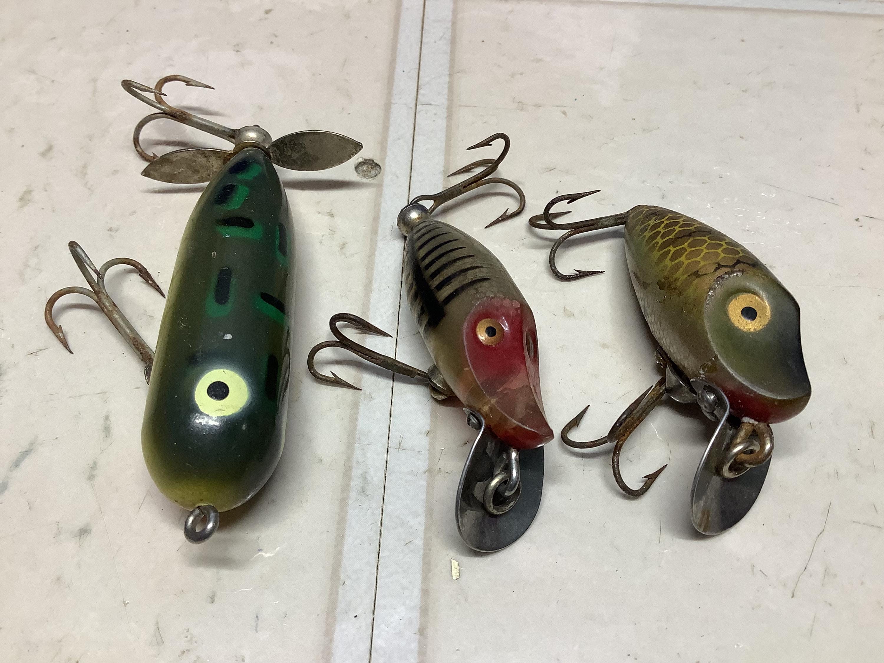 Old Heddon 1stザラ　バナナ　RH Heddon 縦割れ1st ZARA SPOOK (通称バナナ) （約23 g / 11cm