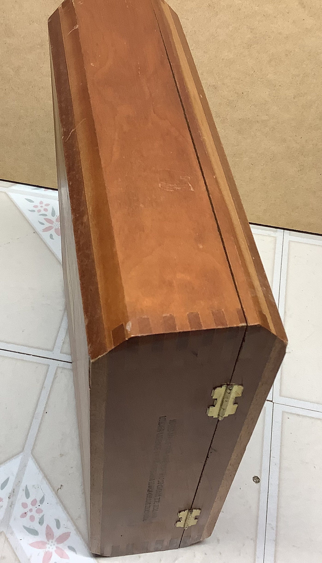 Montague Cigar Box With Brass Hinges and Clasps That Snap Shut Etsy