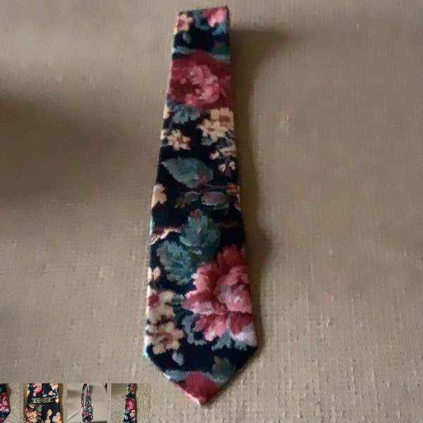 Vintage KETCH Flowered patterned necktie from the 1980’s measures about 3” wide x 57” long From my personal closet no one else has ever worn