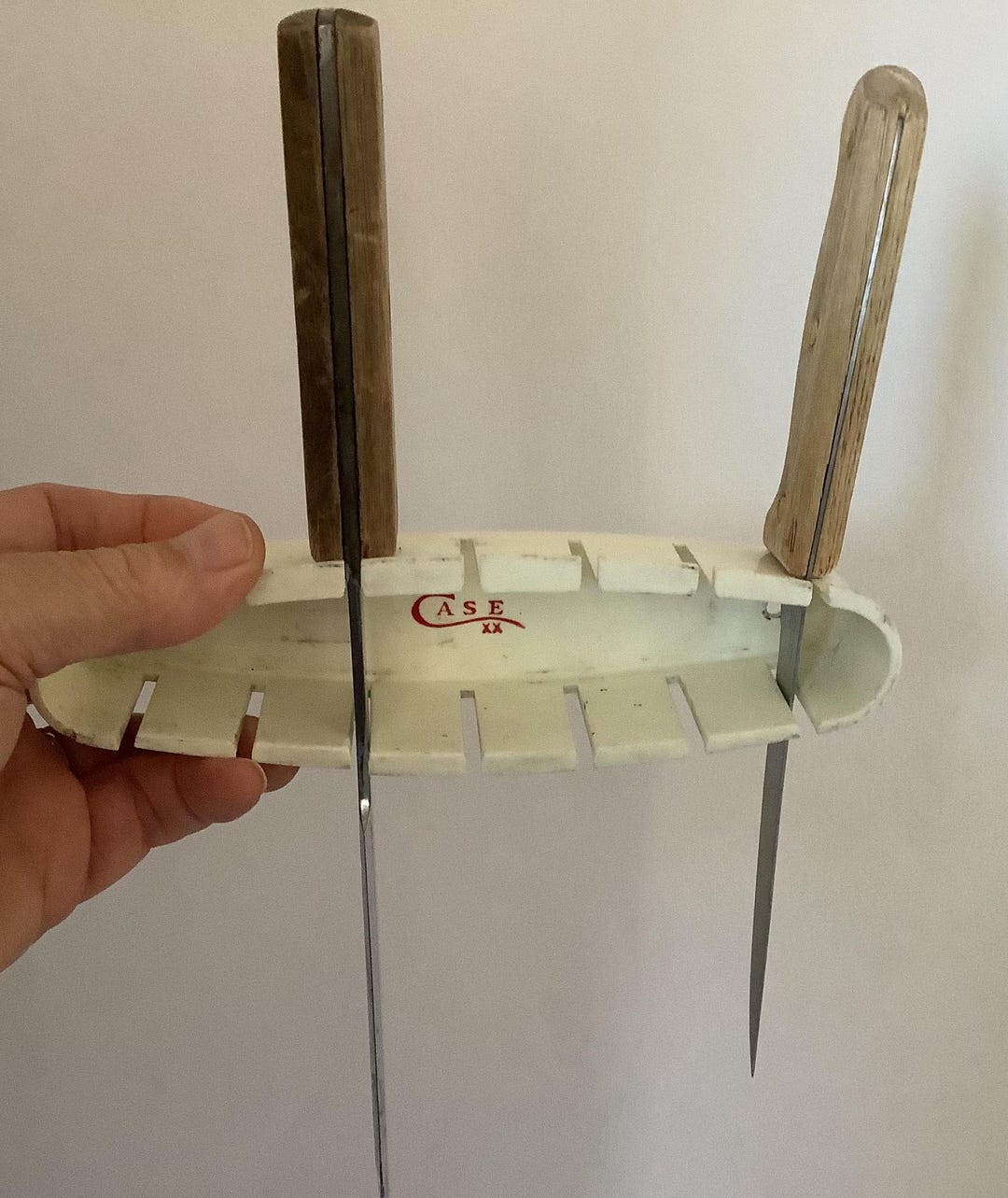 Case XX Kitchen Knife Wall Mount Slotted Holder With Case Logo in the